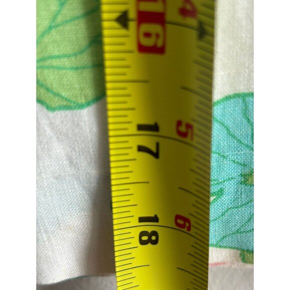 Lilly Pulitzer Womens Flat Front Summer Mini Skirt Multicolor Floral Green Sz 4 - Picture 8 of 9